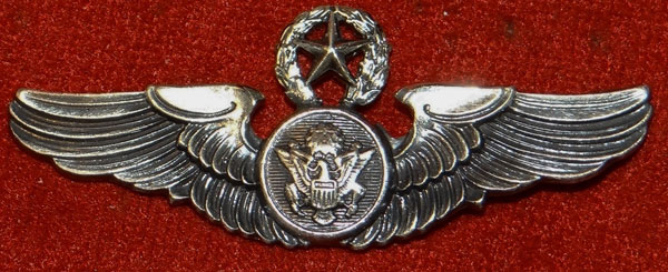 1950-60's Period Sterling "Chief Aircrew" Member 2 inch Clutch Back Wing by Gemsco