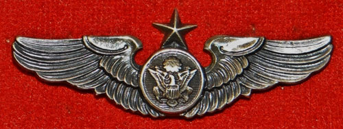 1950-60's Period Sterling "Senior Aircrew" 2 inch Clutch Back Wing