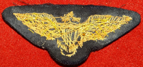 WW II U.S. Navy Gold Bullion Wire "Pilot" Wing