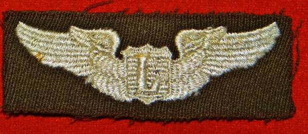 WW II Cloth 3 inch "LIAISON PILOT" Wing