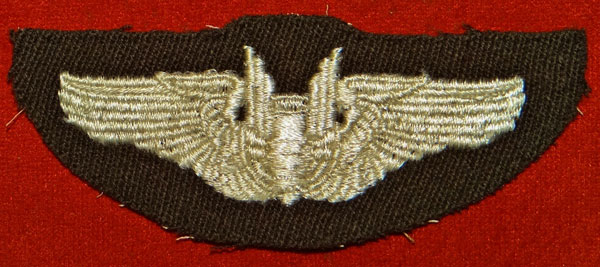 WW II Cloth 3 inch "AERIAL GUNNER" Wing