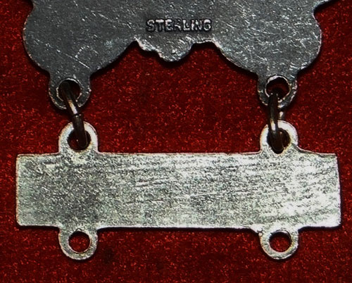 WW II Sterling Pin Back AAF "TECHNICIAN" Badge