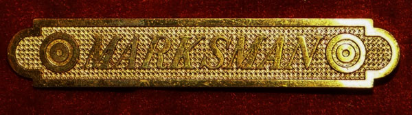 WW I Bronze Pin Back "MARKSMAN" Badge