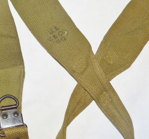 WW II 1942 Dated M-1936 Belt Suspenders