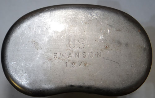WW II 1945 Dated M-1910/42 Stainless Steel Canteen