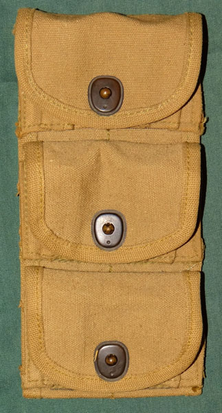 U.S. WW I M17 Three Pocket Ammunition Pouch U.S. WW I M17 Three Pocket Ammunition Pouch