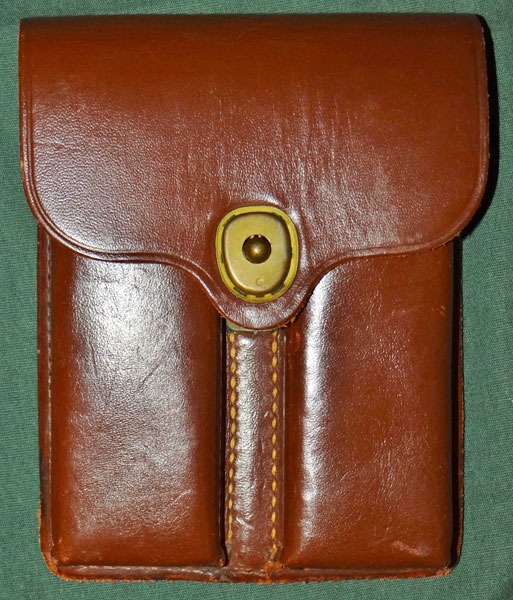 1946 Dated Leather Automatic Pistol Clip Pouch 1946 Dated Leather Automatic Pistol Clip Pouch
