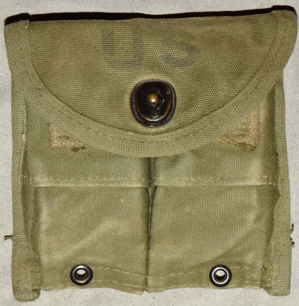 U.S. M-43/44 M-1 Carbine & M-1 Garand Clip Pouch U.S. M-43/44 M-1 Carbine & M-1 Garand Clip Pouch