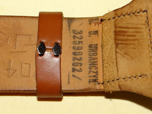 U.S. Army WW II Enlisted Man's Leather Garrison Belt