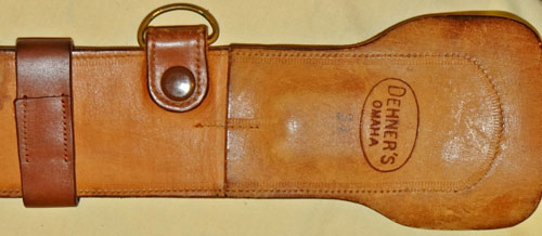 WW II U.S. Army Officer M-1921 Sam Brown Leather Belt