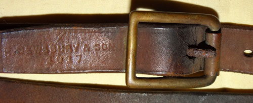 WW I U.S. Leather Strap