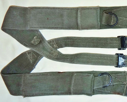 U.S. WW II Army M-1944 Combat Suspenders