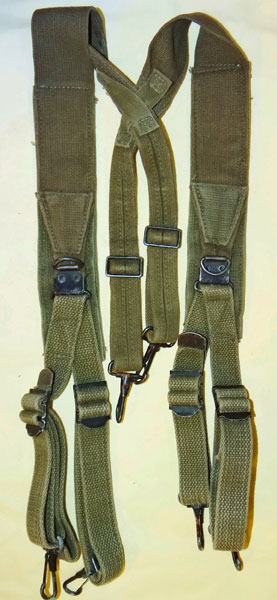 U.S. WW II Army M-1944 Combat Suspenders