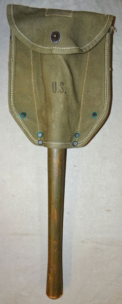 U.S. WW II M-1943 Intrenching Shovel with Web Carrier