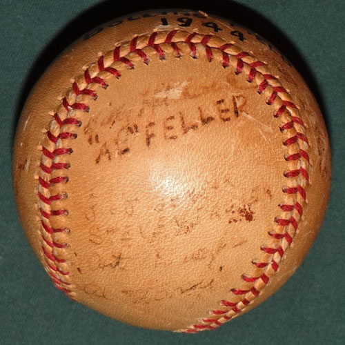 WW II Baseball Marked "Hq. Sq. AAF Bolling Field"