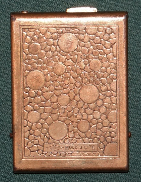 WW II Metal Match Book Holder WW II Metal Match Book Holder