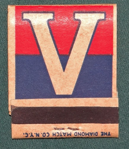 WW II "Victory" Match Book