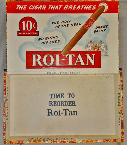 "EL ROI - TAN" Cigars Box