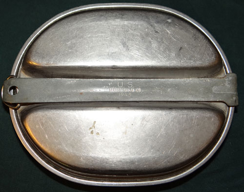WW II 1945 Dated M-1942 Stainless Steel Meat Can