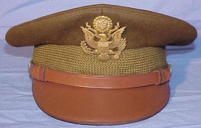 World War II U.S. Army Officer Visor Hat