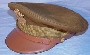 World War II U.S. Army Officer Visor Hat