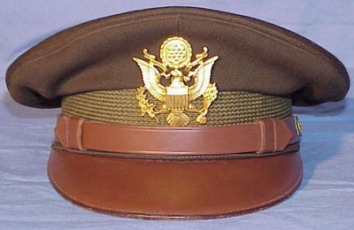 World War II U.S. Army Officer Visor Hat