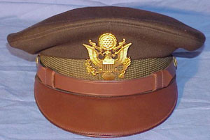 World War II U.S. Army Officer Visor Hat