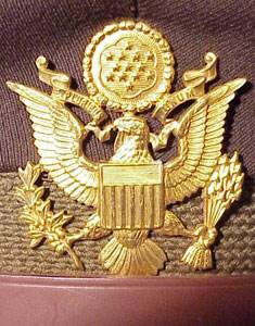 World War II U.S. Army Officer Visor Hat