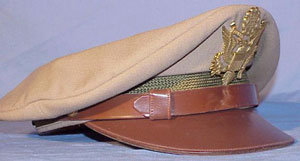 World War II U.S. Army Officer Visor Hat
