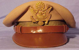 World War II U.S. Army Officer Visor Hat