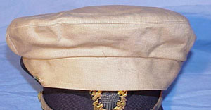 World War II U.S. Navy Officers Visor Hat