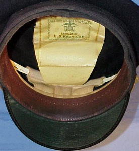 World War II U.S. Navy Officers Visor Hat
