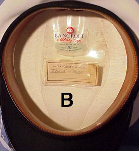 U.S. Navy Officers Visor Hats "Vietnam" Period