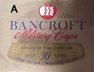 U.S. Navy Officers Visor Hats "Vietnam" Period