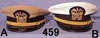 U.S. Navy Officers Visor Hats "Vietnam" Period.
