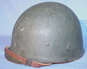 U.S. World War II M-1 Steel Helmet with Net