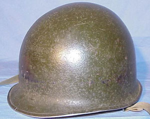 U.S. World War II M-1 Steel Helmet with Net