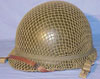 U.S. World War II M-1 Steel Helmet with Net