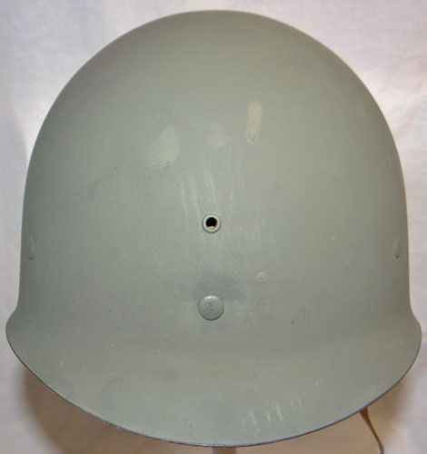WW II U.S. M-1 Helmet with "Flexible Chinstrap Loops"