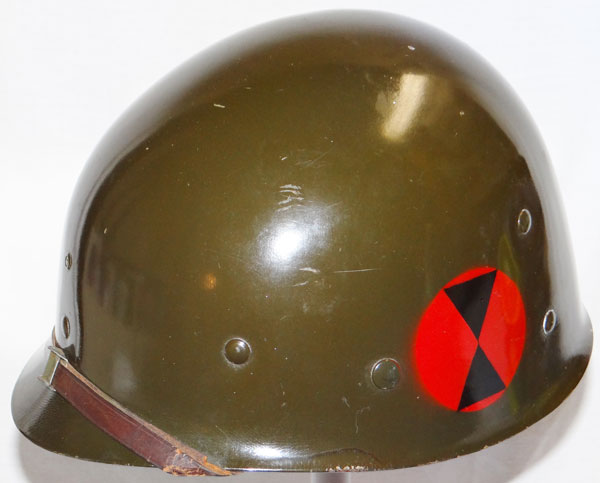 WW II M-1 Helmet Liner With 7th Inf. Div. & 32nd Inf. Regt Decals