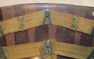U.S. Army Vietnam Period "MP" M-1 Steel Helmet