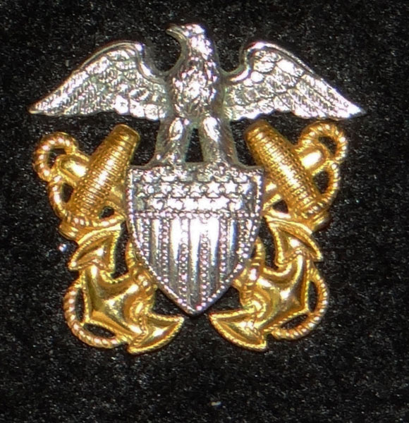 U.S. Navy Officer Garrison Cap Insignia