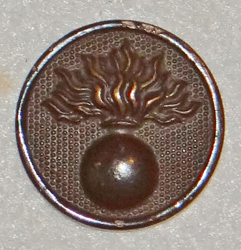 WW I U.S. Army Ordinance Type I French Made Enlisted Collar Disk