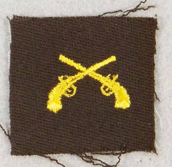 WW II Army Cloth Military Police Officer Collar Insignia WW II Army Cloth Military Police Officer Collar Insignia