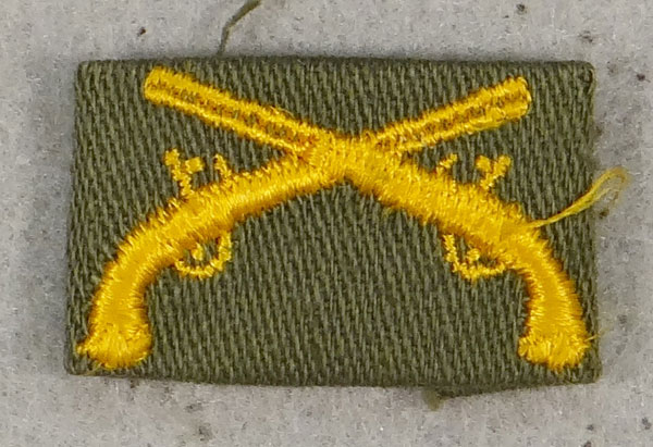 Vietnam War Period Cloth Officer Military Police Collar Insignia