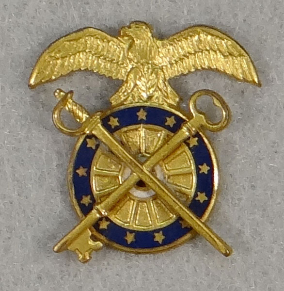 WW II Army Quartermaster Officer Collar Insignia WW II Army Quartermaster Officer Collar Insignia