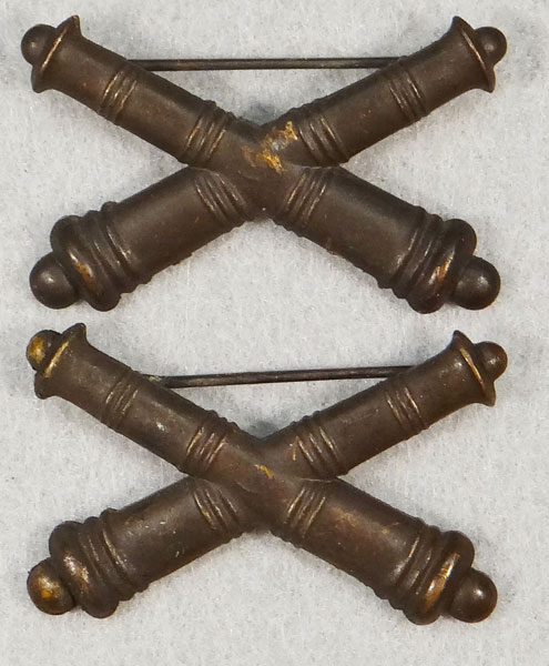 1902/1905 U.S. Army Artillery Collar Insignia 1902/1905 U.S. Army Artillery Collar Insignia
