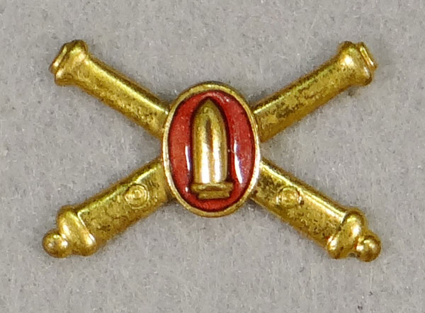 WW II U.S. Army Coast Artillery Officer Collar Insignia WW II U.S. Army Coast Artillery Officer Collar Insignia