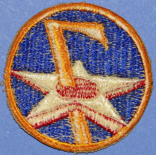7th USAAF WW II Patch