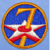 7th USAAF WW II Patch